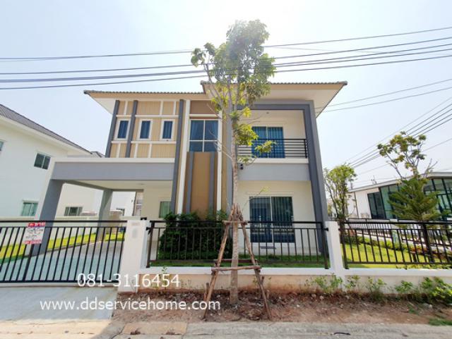 ขายบ้านเดี่ยว 2 ชั้น เนื้อที่ 53.7 ตรว. ลลิลทาวน์ แลนซีโอ คริป 3 บางนา-สุวรรณภูมิ  (บางนา-ตราด กม.18) ถนนศรีวารีน้อย 53.7 ตรว 4.98 ล้าน บ้านใหม่