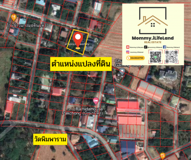 ขายที่ดินแปลงสวย พร้อมบ้านสวน  1 หลัง อ.ปากช่อง โฉนด ครุฑแดง 303 ตร.ว.