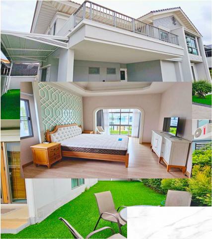 7-11 0 200ม. โรบินสัน ลาดกระบัง 0.6 กม. Paseo 4นอน ให้เช่าคฤหาสน์หรู 2ชั้น บ้านหรู เพอร์เฟค สุขุมวิท 77 - สุวรรณภูมิ  75 ตร.วา.  220 ตร.ม 