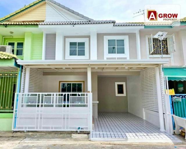ม. พฤกษา30/1 ซอย14/4 บ้านพร้อมเข้าอยู่ รีโนเวททำสีใหม่ภายในภายนอกใหม่ ตกแต่งด้วยเคาเตอร์บาร์