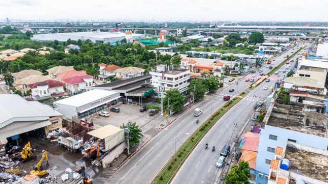ขายที่ดินพร้อมอาคารสำนักงาน ติดถนนบางกรวย - ไทรน้อย อำเภอบางบัวทอง จังหวัดนนทบุรี (เจ้าของขายเอง)