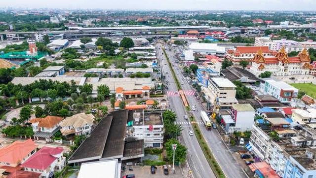 ขายที่ดินพร้อมอาคารสำนักงาน ติดถนนบางกรวย - ไทรน้อย อำเภอบางบัวทอง จังหวัดนนทบุรี (เจ้าของขายเอง)