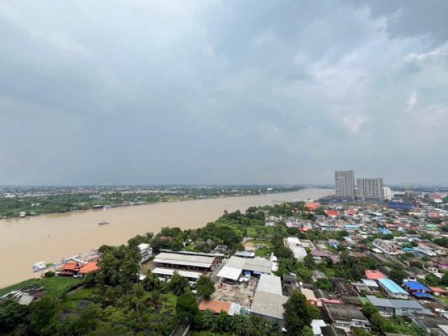 ให้เช่า คอนโด เดอะโพลิแทน อควา ติดแม่น้ำเจ้าพระยา MRT สะพานพระนั่งเกล้า ขนาด 30 ตรม. 1 นอน 1 น้ำ ชั้น 22 ตึก บี ห้องริม วิวแม่น้ำเจ้าพระยา