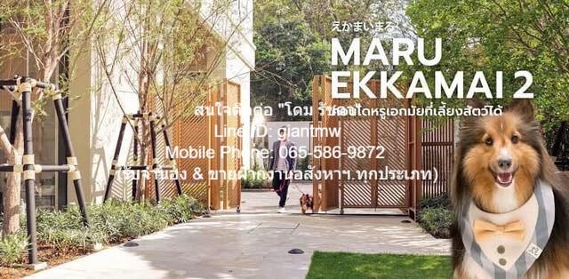 ขายด่วน คอนโดมิเนียม Maru EKKAMAI 2 มารุ เอกมัย 2 55 SQUARE METER  ไม่ไกลจาก BTS เอกมัย GOOD