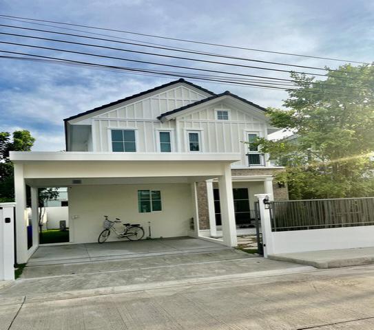ให้เช่า บ้านเดี่ยว 2 ชั้น วิลลาจจิโอ 2 ศรีนครินทร์ - บางนา ( Villaggio 2 Srinakarin - Bangna ) ขนาด 50 ตร.วา บ้านมือ 1 