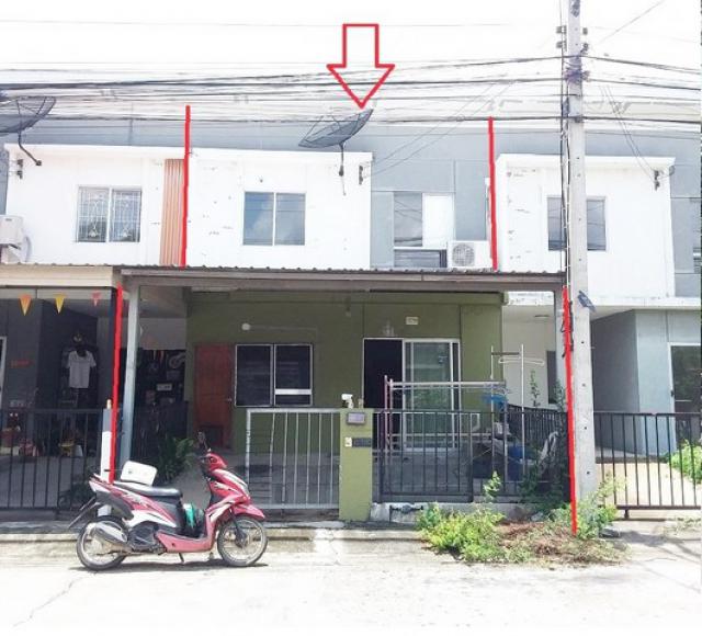 ขายทาวน์เฮ้าส์ บ้านพฤกษา รังสิต - คลอง 3 64/2 19 วา 3 นอน 2 น้ำ