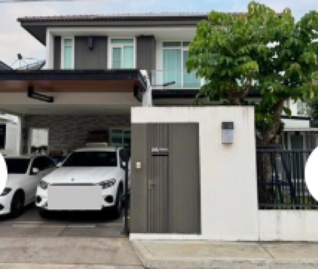 ขายบ้านเดี่ยว มัณฑนาราชพฤกษ์-สะพานมหาเจษฎาบดินทร์  3 ห้องนอน 3 ห้องน้ำ