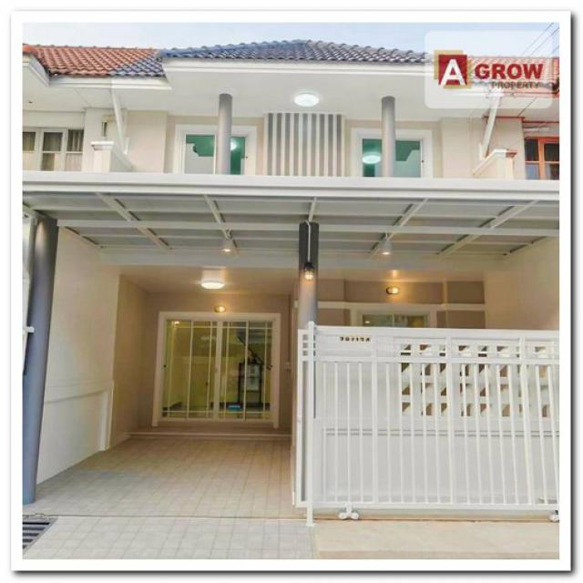 หมู่บ้านบัวทอง 4  ซอยบ้านกล้วย  มีระเบียงด้านหลัง ต.บางคูรัด อ.บางบัวทอง จ.นนทบุรี