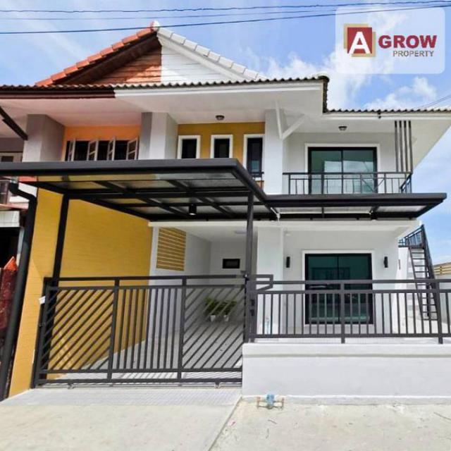 พฤกษาวิลเลจ 3 บางบัวทอง ระเบียงวิวทุ่งนา หลังมุม ตกแต่งแล้วพร้อมเข้าอยู่