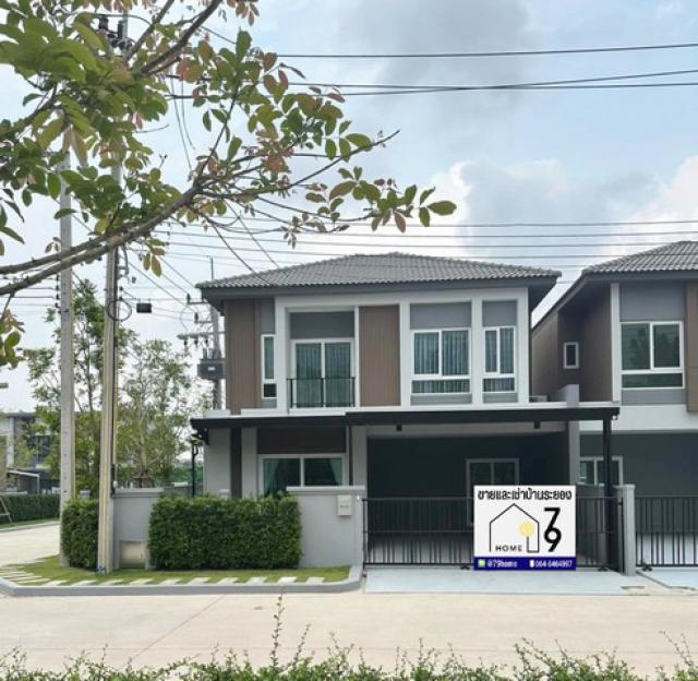 ให้เช่าบ้านเดี่ยว 2 ชั้นพร้อมเฟอร์นิเจอร์ครบ ใกล้ขนส่งใหม่ ระยอง