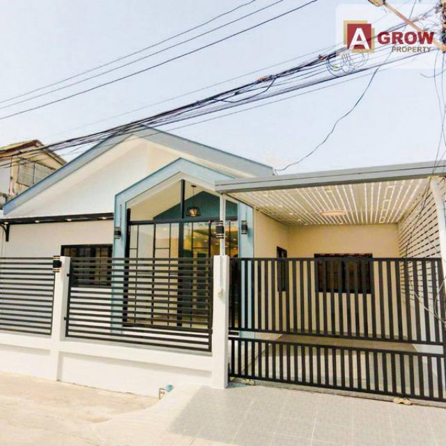 หมู่บ้าน เคหะธานี 2 ซอยนวลจันทร์ 56 น่าอยู่ รีโนเวทใหม่ยกหลังแบบจัดเต็ม