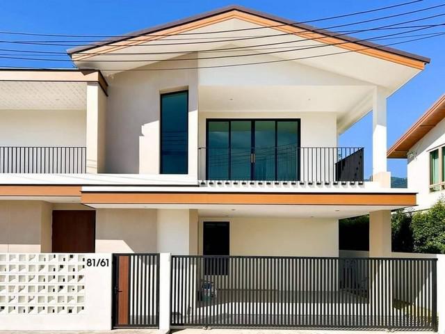 บ้านสร้างใหม่ ใจกลางเมือง ใกล้นิมมาน โซนสุเทพ      