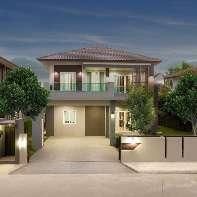ราคาเริ่มต้นที่ 6 ล้านบาท บ้านในโครงการหรู #หางดง บ้าน 2 ชั้น มี 3 แบบ บ้านสไตล์ Modern Contemporary ผสานเข้ากับความทันสมัย ใกล้ชิดธรรมชาติ