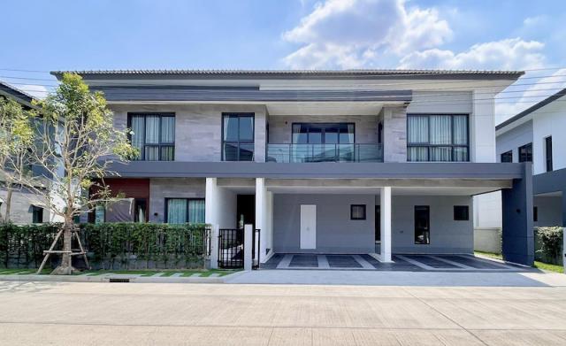 BH3508 ให้เช่า บ้านเดี่ยว 2 ชั้น The City Bangna แต่งสวยหรูสไตล์ Modern Luxury บนทำเลศักยภาพ ถนนบางนา-ตราด ทำเลดี ใกล้ Mega บางนา