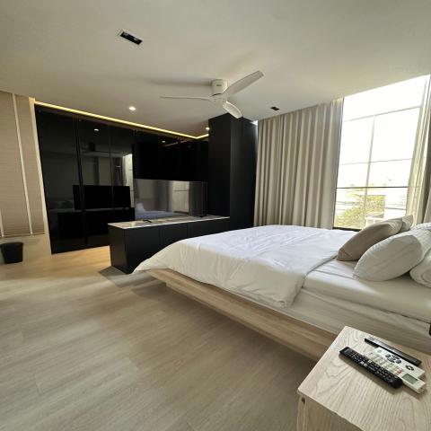  ให้เช่าบ้านหรู ใจกลางห้วยขวาง | ซอยประชาสงเคราะห์ 27  บ้านสวย กว้างขวาง พร้อมเข้าอยู่ เหมาะสำหรับอยู่อาศัย หรือทำโฮมออฟฟิศ