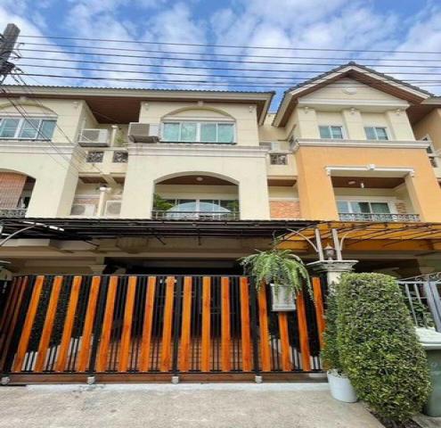 รหัสC6710 ให้เช่าทาวน์โฮม 3ชั้น โครงการวิสต้าปาร์ค ประชาชื่น Vista Park Prachachuen3 ตกแต่งพร้อมอยู่
