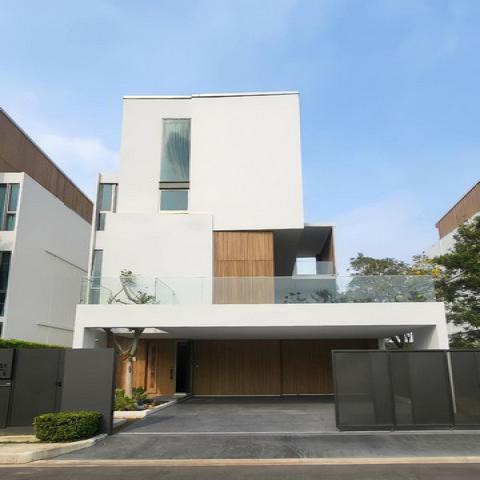 ให้เช่าบ้านเดี่ยว 3ชั้น โครงการ VIVE พระราม 9 ขนาด 72 ตรว 324 ตรม อยู่ใกล้ Club House,สระว่ายน้ำ โครงการจาก​ Land​&Houses พร้อมอยู่