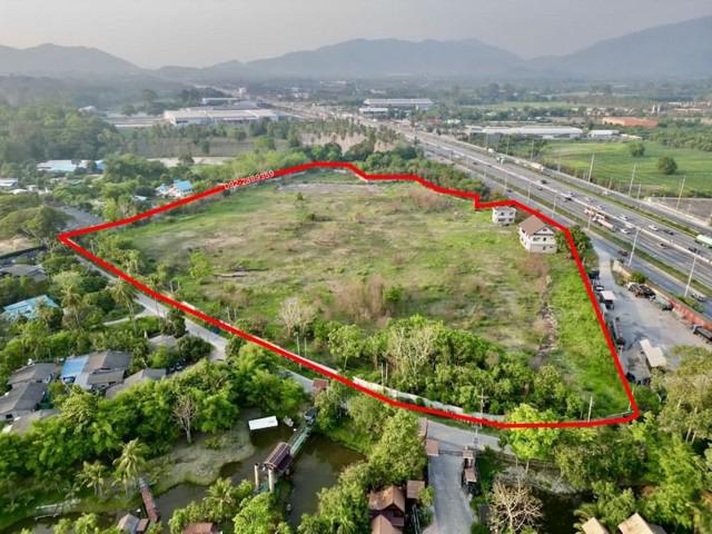 ขายที่ดิน บ้านห้วยกรุ บางพระ ติดถนนคู่ขนานบายพาสขาเข้ากรุงเทพ TP-L1177