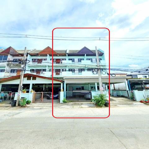 ตลาดถนอมมิตร 600ม. MRT วัชรพล 1.2 กม.ให้เช่าทาวน์โฮม 3.5 ชั้น 20 ตร.วา.221ตร.ม.รามอินทรา61-67
