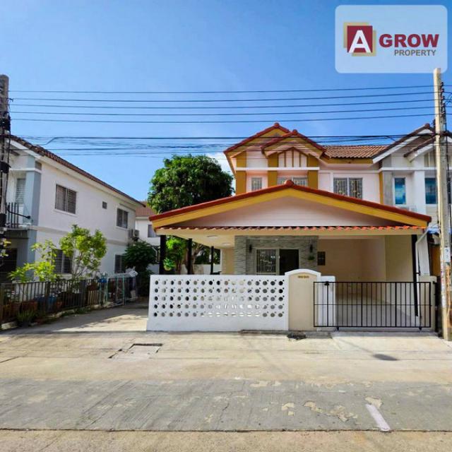 หมู่บ้านพฤกษา 56 สุขสวัสดิ์-ซอยร่มเย็น หลังมุม บ้านสวย ตกแต่งครบพร้อมอยู่