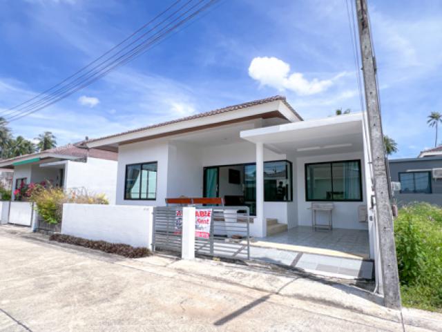 บ้านเดี่ยว 3 ห้องนอน 2 ห้องน้ำ ให้เช่า ตลิ่งงาม เกาะสมุย ทำเลเงียบสงบ ใกล้เมือง เฟอร์ครบ พร้อมอยู่
