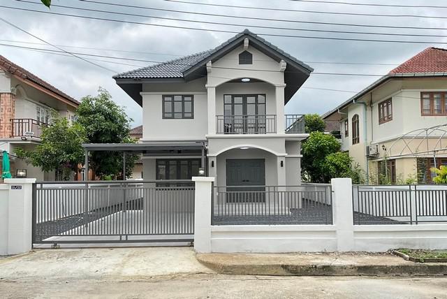 ขายบ้านเดี่ยว 2ชั้น โครงการนันท์นลินปาร์คโฮม เฟส3 ถนนคู้-คลองสิบ ขนาด 70 ตรว. พื้นที่ใช้สอย 149 ตรม.