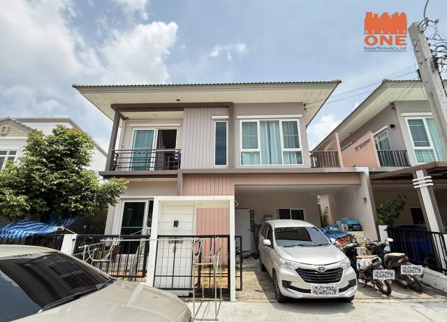 ขายบ้านแฝดสไตล์บ้านเดี่ยว หมู่บ้านคิวดิสทริค สุขสวัสดิ์-วงแหวนพระราม3(Q District) ซ.สุขสวัสดิ์76 บ้านสวย ฟังก์ชั่นครบ 