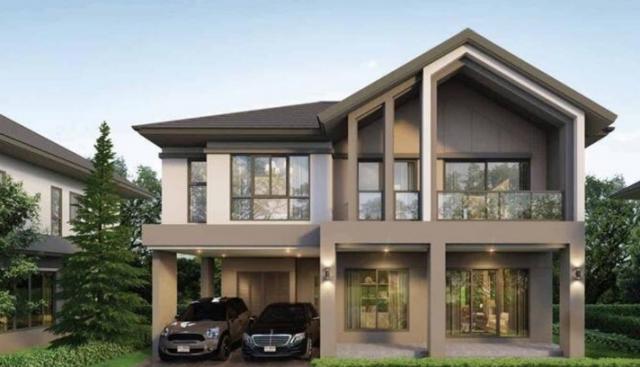 ขายบ้านเดี่ยว  บางกอก บูเลอวาร์ด พระราม 9 เลียบวงแหวนกาญจนาภิเษก กรุงเทพกรีฑา