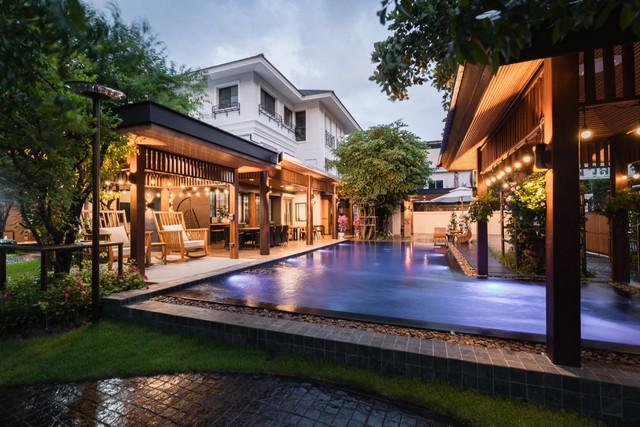 ขายบ้านเดี่ยว3ชั้นย่านรามอินทราวัชรพลเลียบด่วนสุขาภิบาล5เขตบางเขนพร้อมสระว่ายน้ำพร้อมอยู่ ใกล้รถไฟฟ้าMRTรามอินทรา40