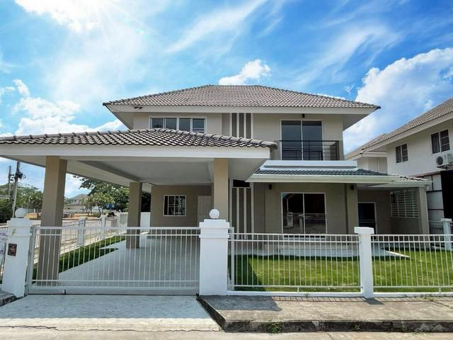 บ้านเดี่ยว 2 ชั้น รีโนเวทใหม่ บ้านหัวมุม โครงการ กาญจน์กนกวิลล์8 สันทราย