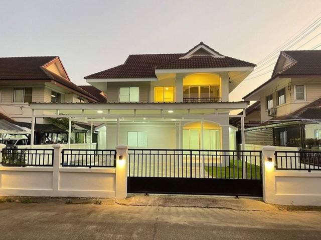 บ้านเดี่ยว 2 ชั้น บ้านกว้างขวาง ร่มรื่น โครงการ คัทลียา หนองจ๊อม สันทราย