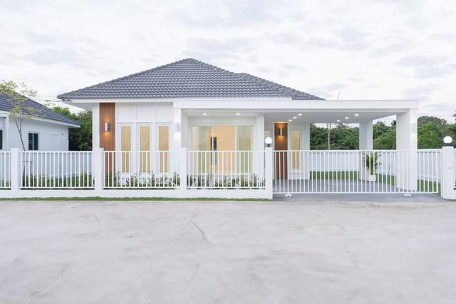 บ้านสร้างใหม่ สไตล์โมเดิร์นมินิมอล ป่าเหมือด สันทราย 