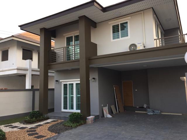 ขายบ้านเดี่ยว 2 ชั้น เนื้อที่ 69.7ตร.ว. โครงการ กาสะลอง บางใหญ่ ถนนในโครงการกว้าง 8 เมตรใกล้เซ็นทรัล เวสต์เกต อ.บางใหญ่ จ.นนทบุรี