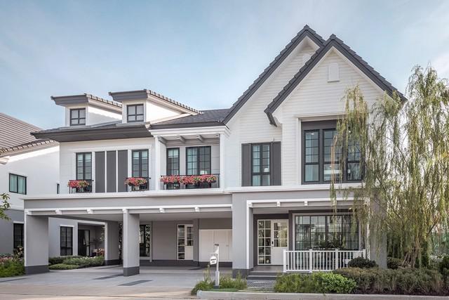 บ้านเดี่ยวหลังใหญ่โครงการใหม่ ณรินสิริ พระรามเก้า-กรุงเทพกรีฑาตัดใหม่ สราญสิริ by แสนสิริ สะพานสูง กรุงเทพมหานคร