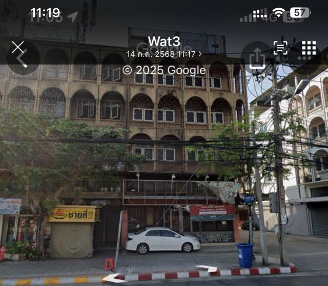 ขายอาคารพาณิชย์อรุณอมรินทร์ สูง 4 ชั้น  ติดถนนสมเด็จพระปิ่นเกล้า   ด้านหน้าติดถนนใหญ่ ทำเลดี 