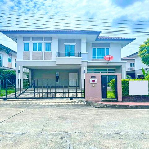 MRTทะเลสาบเมืองทองธานี 1.56กม.ให้เช่าบ้านเดี่ยว 2 ชั้น 62ตร.วา.242 ตร.ม. เมืองทองธานี 2.2 กม. 