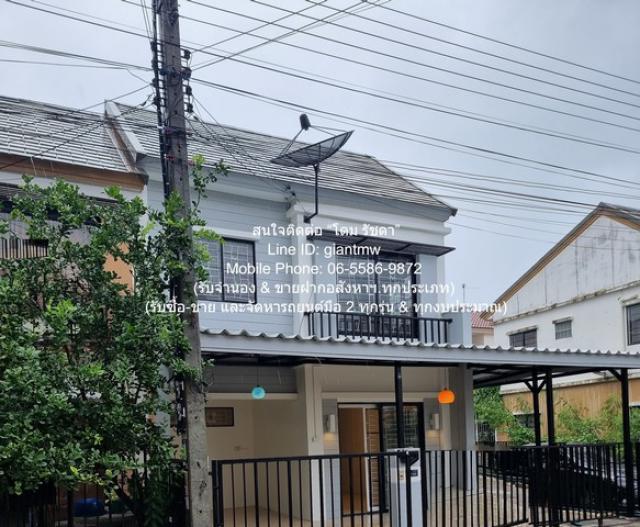 Townhouse ขายทาวน์โฮม 2 ชั้น (ห้องมุม) รีโนเวทแล้ว ในโครงการหมู่บ้าน ถ.รังสิต-คลอง 3 22.6 ตร.ว. 3 น 2 น้ำ จอดรถ 2 โลเคชั่นดี ปทุมธานี   