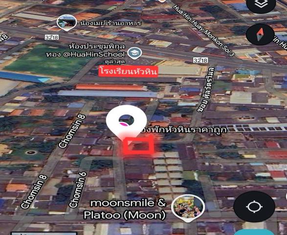 ขายที่ดินหัวหิน  122.3 ตร.วา อยู่ในตัวเมืองหัวหิน ทำเลดี ต.หัวหิน อ.หัวหิน จ.ประจวบคีรีขันธ์ #เจ้าของขายเอง